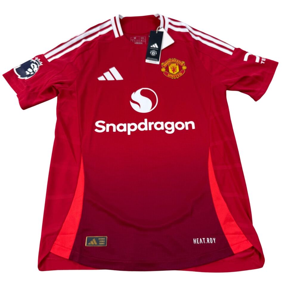 Adidas Manchester United Garnacho #17 Home Jersey 2024/25 Men's M NWT